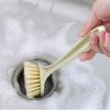 Dish Brush with Handle, Wash Brush Dishwashing Brush Bathtub Scrubber with Long Handle Kitchen Scrub Brush for Cleaning Dishes, Pots, Pans and Sink, Dish Washing Tools view 2