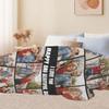 DSSHENGDS Customise Blanket, Fathers Day Birthday Gifts for Dad,Personalised Picture Flannel Blanket, Personalised Gifts for Women, Men, Baby, Kid, Pet, Family-L-180 * 230CM view 3