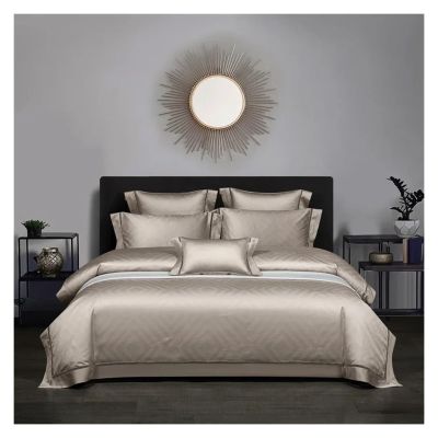 Zixmix Luxury Cotton Jacquard Queen King Bedding Set Bed Cover Egyptian Cotton Bedsheet Duvet Cover 4pcs Bed Set,Bedding