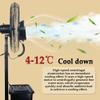 Industrial Fan With Mist 25.6in/30in Pedestal Cooling Fan With 11 Gallon Tank Speed Adjustable For Patios Workshop Warehouse Industrial(25.6in/320w) view 2