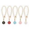 uxcell 5 Pcs G Letter Charm Accessories for Tumblers with Handle, 5 Colors Initial Name ID Personalized Handle Letter Charm, Black, White, Red, Pink, Blue view 1