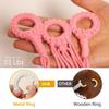 YKBU Stuffed Animals Hammock Corner Hanging Net with Tassel Macrame Stuffed Animal Storage Plush Toy Holder Toy Organizer for Boho Nursery Playroom Bedroom Kids Room (pink, large) view 4