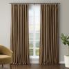 TWOPAGES Luxury Velvet Curtain Pinch Pleated Chocolate Curtain 84 inch Long Thermal Insulated Blackout Drapes for Bedroom Living Room Indoor Window (1 Panel,Chocolate,72Wx84L) view 1