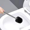 JEXUUD Toilet Brush Holder Toilet Bowl Brush Set Free Punch Wall-Mounted Household Cleaning Kit Multi-Functional Toilet Brush Holder in a Variety of Colors Toilet Brush Holders(E) view 3