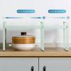 ZYANLING Pull Out Drawers for Cabinets Kitchen Organizer Microwave Shelf Organizer Standing for Kitchen Worktop Organizer Baking Shelves Flexible Extendable Ideal for Worktop view 3