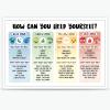 BFADMN Children's emotional charts Mental health posters help students understand emotions posters -emotions poster Calm Down Corner Classroom Decorations For Preschool Teachers 24x36in Unframed view 1