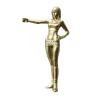 HomeLoft Basics Brass Sexy Standing Up Placards Beautiful Female Statue,Metal Woman Sculpture Miniatures Body Art Crafts Desktop Ornaments Home Car Decoration Collectible Figurines, sytd1112240620003 view 1