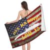 WOLEN USS Nashville LPD 13 Beach Towel Oversized Soft Absorbent Beach Towel 32x52in view 1