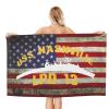 WOLEN USS Nashville LPD 13 Beach Towel Oversized Soft Absorbent Beach Towel 32x52in view 2