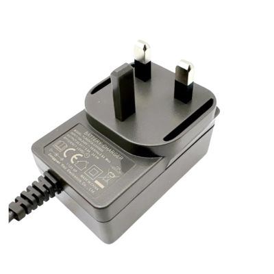 RAYPUR Charging Adapter with EU/UK/US PlugCompatible for Dreame T10/T20/T20 ProVacuum Cleaner Charger Spare Parts Accessories Brown(UK Plug)