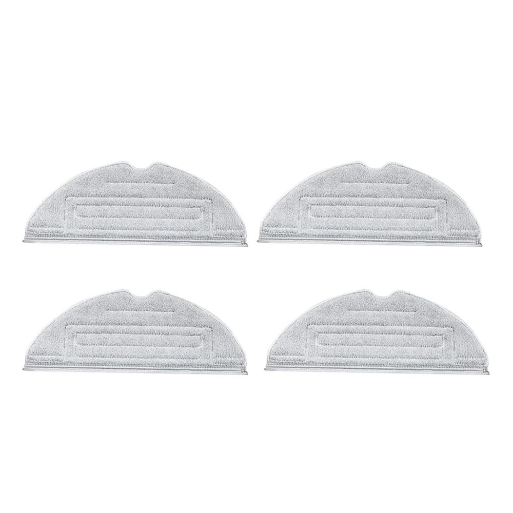 AGASHI Mop Pad Vacuum Cleaner Robot Mop Cloths AccessoriesCompatible for Roborock S8 S8+ / S7 S7+ S7 Max Ultra S7 MaxV S7 MaxV Plus S7 MaxV Ultra(4pcs Mop Cloth)