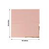 50 Dusty Rose Disposable 2 Ply Soft Dinner Cocktail Paper Napkins Gold Foil Edge Party Events Reception Catering Home Tableware Supplies view 3