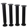 Outanaya 4pcs Adjustable Bed Frame Support Legs Practical Furniture Legs for Enhanced Stability and Height Under Mattress Support for King Queen Beds Black view 1