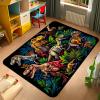 Dinosaur Rug - Fun Dinosaur Area Rug for Bedroom and Playroom - Dino Carpet - 80x60 inches view 3