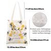 JNIAP Bumble Bee Teacher Tote Bag Bee Lover Gifts Bumble Bee Gifts Bee Humble Kind Fun Confident Brave Smart Bee Shoulder Bag (Bee humble tb) view 3
