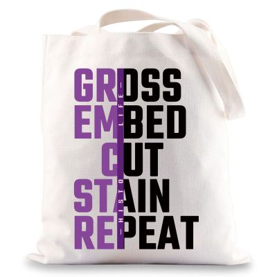 JNIAP Histotech Tote Bag - Histologist Gifts - Histotech & Pathologist Tote Bag - Lab Week Gifts (GROSS EMBED tb)