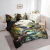 Erosebridal 7 Piece Duck Hunting Bed in a Bag Queen,Mallard Duck and Dog Comforter Set with Sheets,Hunting Theme Hunter Bedding Set for Kids Adults,Rustic Farm Bed Set with Fitted + Flat Sheet view 2