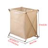 AErosx Home Laundry Basket, Large Foldable Storage Hamper Organizer with Stainless Steel Frame and Removable Waterproof Bags,for Hotel Hospital School Home(Small) view 2