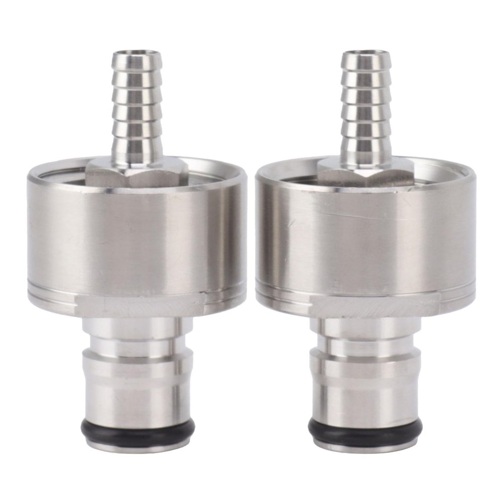 Carbonation, Tapas Para Carbonatar Stainless Steel Lock, 2Pcs Set, Tapas Para Carbonatar For Soda, Beer With Co2 Coupling