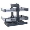 Kitchen Organizer Soft-Close Blind Corner Cabinet Pull Out Basket - 4 Shelf Slide Out Cabinet Organizer for Kitchen Blind Base Corner Cabinets,Open Right view 1