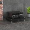 1/2/3/4-layer HiFi Audio Cabinet HiFi Stand Record Player MDF Stand, Audio Rack with Shock-Absorbing Feet Power Amplifier Shelf Equipment Cabinet, A,60 * 48 * 10cm(1Tier) view 4