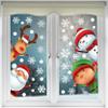 115 PCS Christmas Snowflake Window Clings Stickers for Glass, Xmas Decals Decorations Holiday Snowflake Santa Claus Reindeer Decals for Party view 4