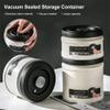 Yorapu Coffee Bean Vacuum Sealed Tank, vacuum sealed coffee canister,Stainless Steel Grain Tea Nut Storage air tight containers for food Kitchen Storage Organizer (1100L), white, KFG-01 view 4