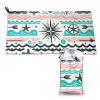 Augenstern 16x31.5in Quick Dry Sports Towel Bohemia-Beach-Style Portable Microfiber Beach Towel Lightweight Camping Towel view 1
