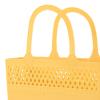 DimyFew Shower Caddy Basket Shower Organizer with Handles Multipurpose Portable Box Shower Caddy Tote for Beach Handbag Pantry Gym, Yellow view 2