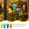HOLIDYOYO 4pcs Suction Cup Hooks for Shower Strong Suction Cup Hooks for Towel Holder Bathroom Kitchen view 4