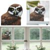3D Gazing Owl Animal Window Stickers Removable Wall Stickers Peel and Stick Wall Art Decoration Kids Nursery Baby Bedroom Living Room Fun Decoration view 1