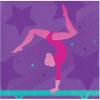 Trendware Gymnastics Party Beverage Napkins, 48 Count view 1