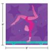 Trendware Gymnastics Party Beverage Napkins, 48 Count view 2