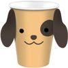 Amscan Brown Pawsome Party Cups with Ears (9 oz) Pack of 8 - Perfect for Kids' Birthday Parties & Themed Celebrations view 3