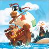 Trendware Treasure Island Pirate Beverage Napkins, 48 Count view 1