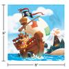 Trendware Treasure Island Pirate Beverage Napkins, 48 Count view 2