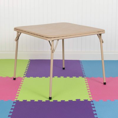 Classroom Essentials Kids Tan Folding Table