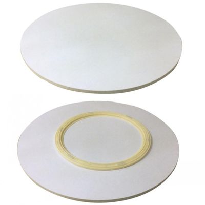 GSKDZG 20" 24" 28" 30" Lazy Susan Turntable Wood Rotating Tray for Dining Table Serving Plate Large Tabletop Rotating Serving Tray Easy to Share Food(Off White,110cm/43in)