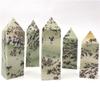 NSIXSURIM Beautiful 1 Pack of Stone Tree Agate Points Pylon Power Stones Crystals and Stones(60-80mm) view 2