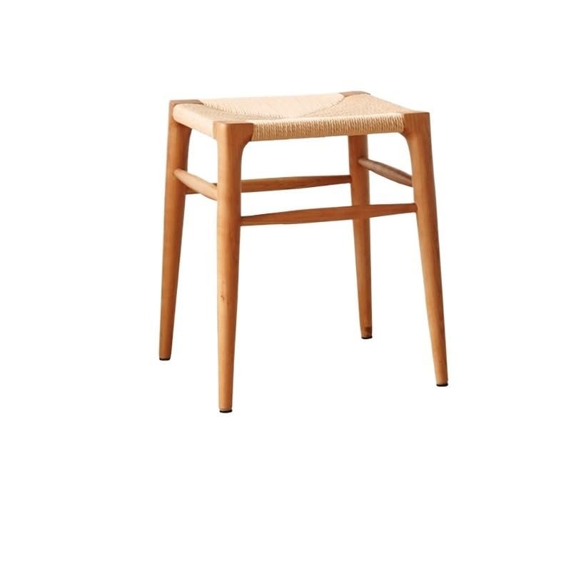 YNWDBY Foot Stool Handmade Black Walnut Low Stool Solid Wood Shoe Stool Entryway Bench(A)