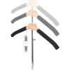 Amosfun T-shirt Stand Model Rack Holder Stand Elegant Clothing Display Space-saving view 3