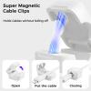 AQDEY 6P Magnetic Cable Clips Thickened Secure Adhesive for Office Home view 3