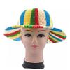 PRETYZOOM 4pcs Foldable Rainbow Vase Hat One Size Fits All Comfortable Paper Cap for Parties Random Color view 2