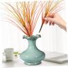 GOOHOCHY 12pcs DIY Artificial Tall Grass Decoration Greenery Stems for Home Garden Decor view 2