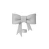 10mm Bow Shape Straw Topper for Stanley Cup (Gray) view 1