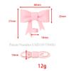 10mm Bow Shape Straw Topper for Stanley Cup (Gray) view 2