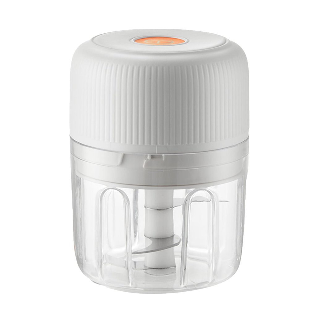 ELECTRIC GARLIC MINCE, 250ML Food Chopper USB, Mini Vegetable Chopper, Garlic Mincer, Onion Chopper, Portable Small Food Processor (white)