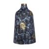 A&B Home Glass Flower Vase with Blue and Gold Finish, Centerpiece Display, Home Decor for Living Room Bedroom Dining Room Foyer, 12 inches view 2