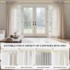 HeiDear Curtain Rods for Windows 48 to 84 Inches, 5/8" Gold Metal Curtain Rod, Adjustable Single Window Rods for Bedroom, Living Room, Kitchen, Office view 4