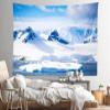 CORFOTO Winter Iceberg Wall Tapestry Fabric Arctic Glaciers Wall Tapestry Ocean Polar Region Tapestry for Bedroom Aesthetic Living Room Dorm Decor 180x98 Inches view 2
